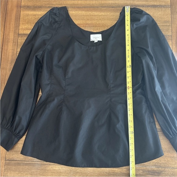 Tuckernuck Pomander Place Black Elevated Blouse 3X Long Sleeve - Picture 3 of 16